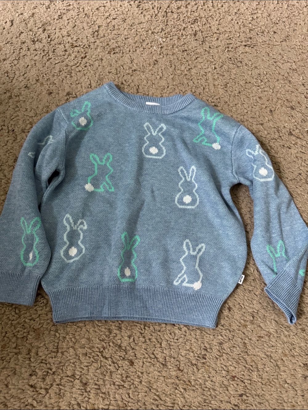 Little Sleepies Easter Bunny sweater